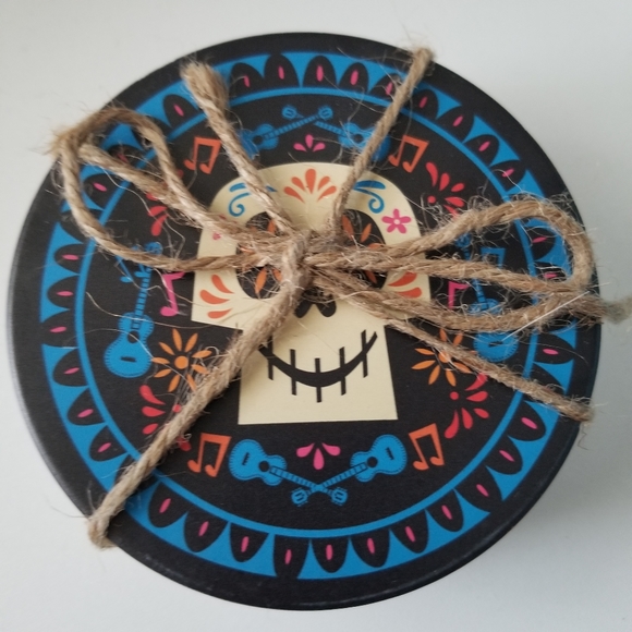 Disney Pixar Coco Movie Stone Colorful Coasters Halloween Skeleton Scary NWT - Picture 1 of 7